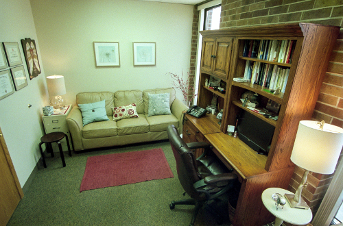 Dr. Sandy Kasprzyk's office